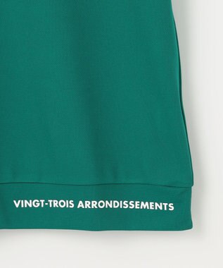 23区GOLF 【MEN】【吸水速乾/UVカット】ストレッチメッシュモックネックシャツ パイングリーン系