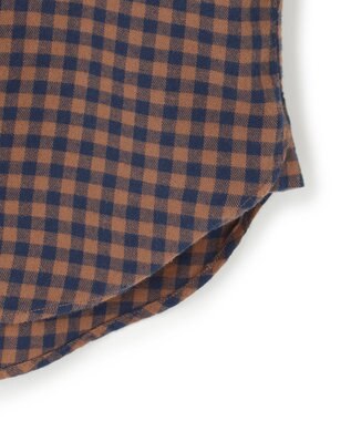 J.PRESS MEN 【WEB・一部店舗限定】フランネルギンガムチェックシャツ / B.D. ブラウン系3