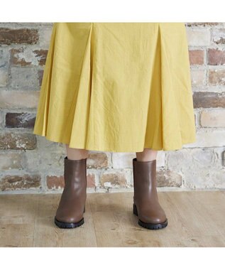 ing <ing>【サスティナブルシリーズ】タンクソールサイドゴアブーツ ブラウン