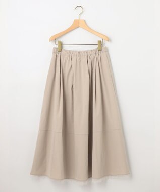 組曲 【2WAY】ドットチュールリバーシブル スカート ベージュ系