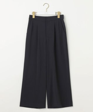ANY SIS 【セットアップ可】セレモニーダブルクロス ワイドパンツ ネイビー