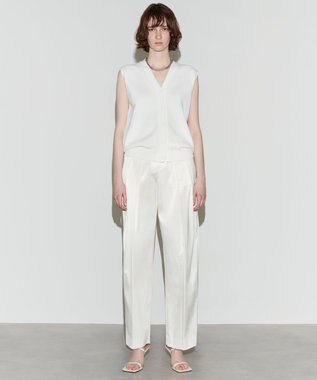 NAVE 【Nave 　洗える】ルピナス コットンニットベスト アイボリー系