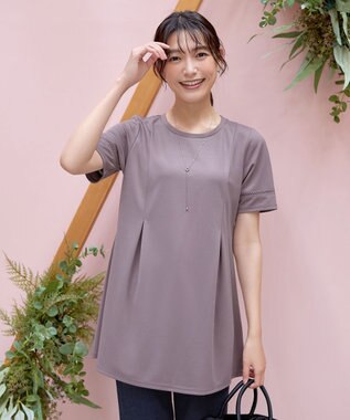 【洗える・接触冷感・紫外線ケア・サラごこち】はしごレースチュニック