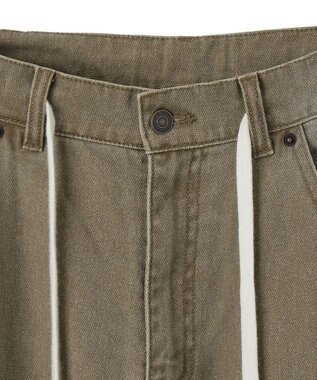 WEGO ヴィンテージウォッシュダックダブルニーバギーパンツ ベージュその他