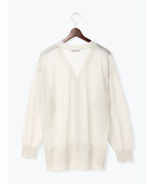 Te chichi 14GミドルVネックカーディガン《2026 SUMMER LOOK item》 オートミール