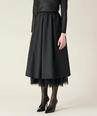 GRACE CONTINENTAL ツイル2WAY スカート ブラック