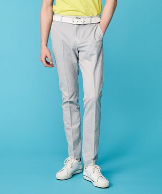 23区GOLF 【MEN】【ストレッチ・撥水】ストレッチサッカー パンツ ライトグレー系5