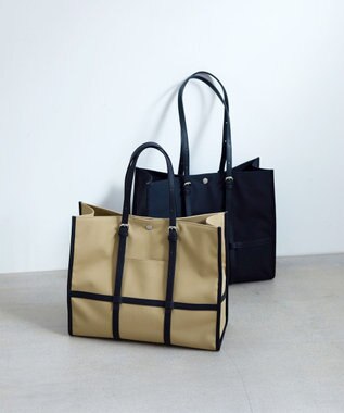 TOPKAPI 【Breath TOPKAPI】FRAME フレーム レザーベルト スクエア トートバッグ　A4 / 軽量