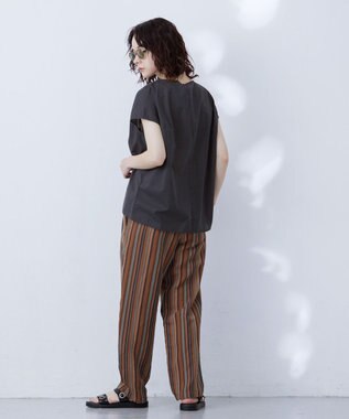 J.PRESS YORK STREET 【WOMEN】ドルマンブラウス グレー系