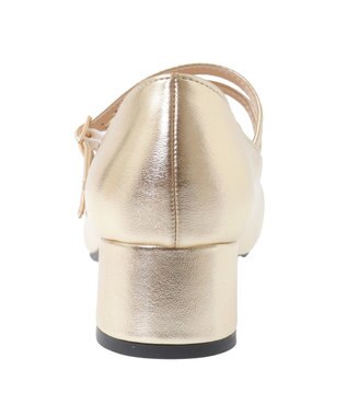 AMERICAN HOLIC ダブルストラップメリージェーン Gold