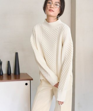 UNFILO アランパターンニット オフ