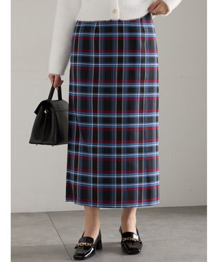 Te chichi チェックナロースカート