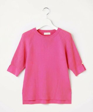 ANY SIS コクーンスリーブ ニット ピンク