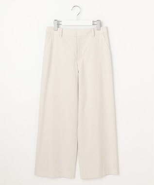 J.PRESS LADIES L 【セットアップ対応・洗える・撥水】コットンFITTY ストレート パンツ ライトベージュ系