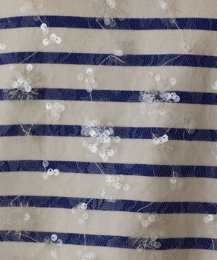 GRACE CONTINENTAL バスクボーダートップ ブルー