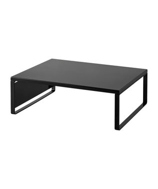 tower オーブンレンジラック タワー ブラック ブラック