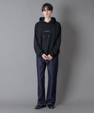 WEGO 【ユニセックス着用ITEM】ワンポイントプルパーカー ブラック