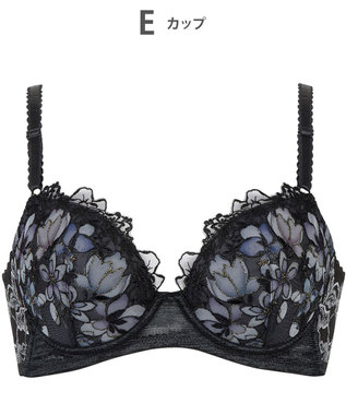 Wing 【後ろ姿きれいブラ】　背中の段差をスムージング　バストの脇流れをブロック　ウイング／ワコール　KB2717 ブラック