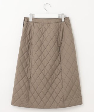 J.PRESS LADIES 高密度パウダータフタ スカート グレー系