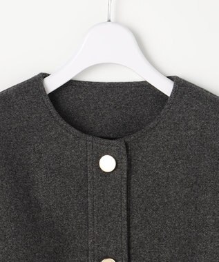 ANY SIS 【2SET】ジャケット × フレアスカート セット チャコール