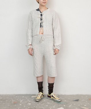 TRICOTE メローフロックメッシュソックス 87BROWN