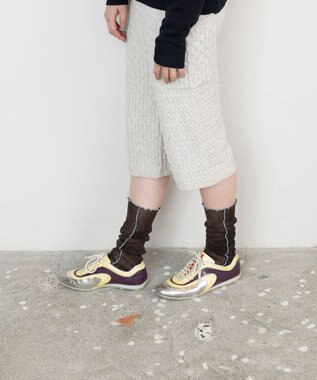 TRICOTE メローフロックメッシュソックス