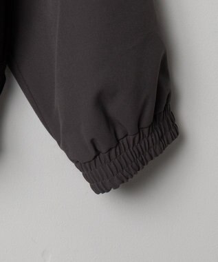 WEGO トロミスタンドブルゾン ブラック中濃色