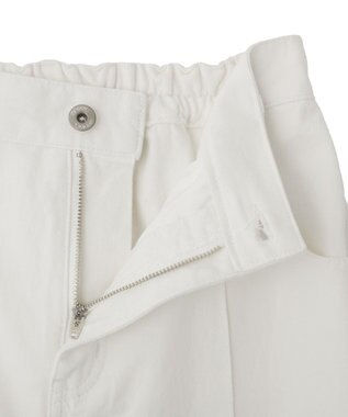 YECCA VECCA 綿麻バギーツイルパンツ Off White