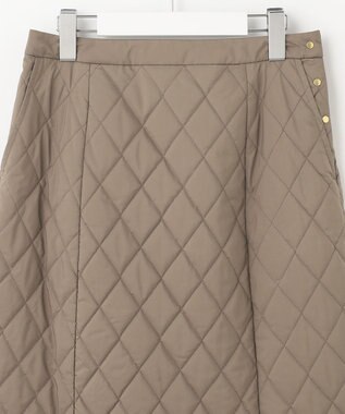 J.PRESS LADIES 高密度パウダータフタ スカート グレー系