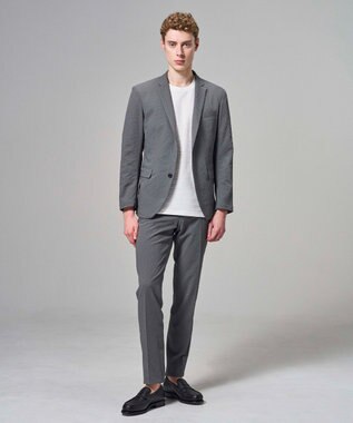 JOSEPH HOMME 【WEB・一部店舗限定】 エアーグリットサッカーストレッチ　ジャケット グレー系