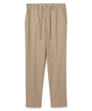 JOSEPH HOMME 新素材・新型【洗える/ストレッチ/ウエストゴム仕様】キャリーマンストレッチ ドロスト付ストレートパンツ / HOVE ベージュ系