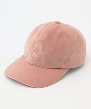 TOCCA 【防臭・吸水速乾・UVカット・サイズ調整可・リボン取り外し可】VELVET LOGOCAP キャップ ピンク系
