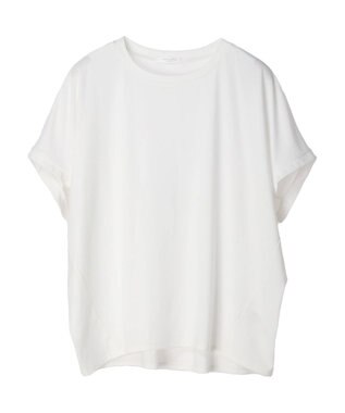 Green Parks 接触冷感半袖コクーンゆるプルオーバー Off White