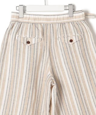 J.PRESS YORK STREET 【WOMEN】コットンリネン　ハーフパンツ ベージュ系1