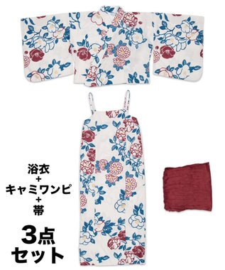 WEGO 【花火大会/お祭り】2WAY浴衣 柄7
