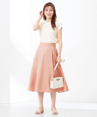 ANY SIS レーシージャカード カットソー オフホワイト