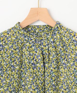 組曲 S ミニフラワープリント ブラウス イエロー系5