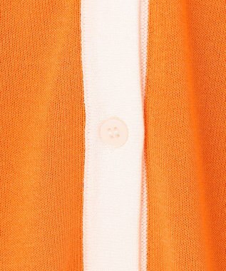 ANY ツインニットセット（ノースリーブニット＋カーディガン） マリーゴールド