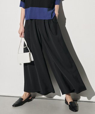 ICB L 【先行予約】 ドレープツイル ボリュームワイドパンツ