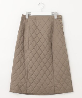 J.PRESS LADIES 高密度パウダータフタ スカート グレー系