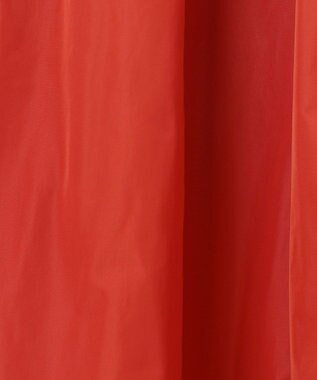 23区 L 【洗える】ライトメモリーウェザー フレアスカート レッド系