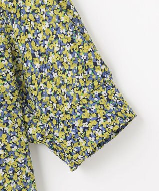組曲 S ミニフラワープリント ブラウス イエロー系5