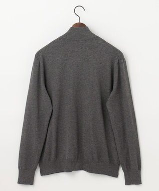 JOSEPH ABBOUD MOUNTAIN 【WEB限定・SPACE/チクチクしない/イージーケア/3シーズン対応】 SNOWYハイネック ジップカーディガン グレー系