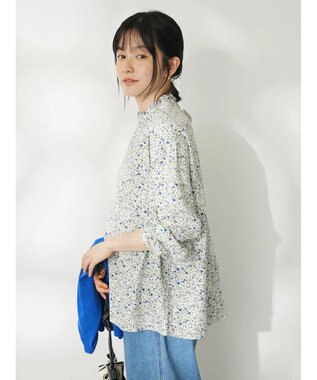 CRAFT STANDARD BOUTIQUE 衿フリルブラウス Flower