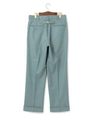 J.PRESS MEN 【J.PRESS ORIGINLAS】1001 PAPER FLANNEL PIPED STEM 1TUCK / JAPAN MADE ピーコックグリーン系