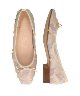 Bridget Birkin 【Bridget Birkin】シアージャガードパンプス ベージュコンビ