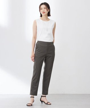 J.PRESS LADIES ステンレスオーバルネックレス シルバー系