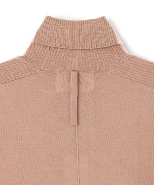 BEIGE， 【洗える】LA MONNAIE / タートルネックニット Pink×Taupe