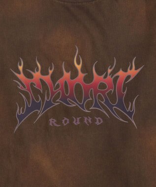 WEGO 【ユニセックス着用ITEM】フレイムグラフィックBIGT（LS） ブラウン