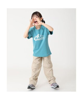 Columbia Columbia/ 【KIDS】ライトキャニオングラフィックショートスリーブTシャツ /コロンビア Teal